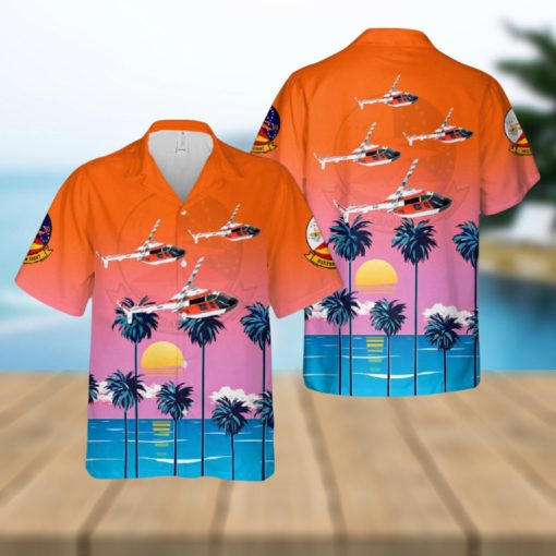 US Navy Bell TH 57C Sea Ranger Helicopter Training Squadron EIGHT (HT 8) Eightballers Hawaiian Shirt Print Ideas Gift Mens