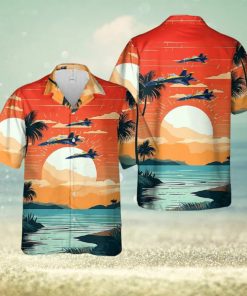 US Navy Blue Angels #2 FA 18C Hawaiian Shirt Print Ideas Gift Mens