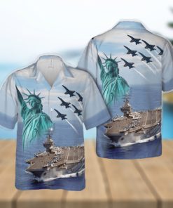 US Navy Blue Angels fly over USS Carl Vinson (CVN 70), 4th Of July Hawaiian Shirt Print Ideas Gift Mens