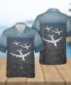 US Navy Boeing E 6B Mercury of Strategic Communications Wing ONE Hawaiian Shirt Print Ideas Gift Mens