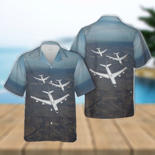 US Navy Boeing E 6B Mercury of Strategic Communications Wing ONE Hawaiian Shirt Print Ideas Gift Mens