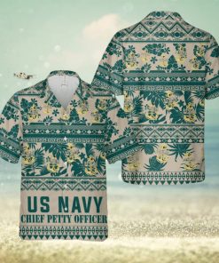 US Navy Chief Anchor Hawaiian Shirt Print Ideas Gift Mens