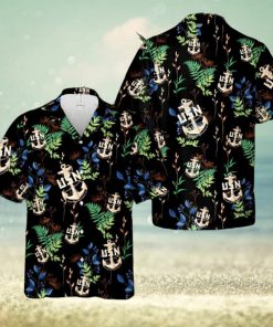 US Navy Chief BackBone Anchor Hawaiian Shirt Print Ideas Gift Mens