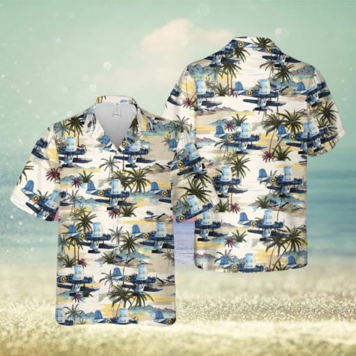 US Navy Curtiss SOC Seagull Hawaiian Shirt Cute Summer Gift For Men And Women