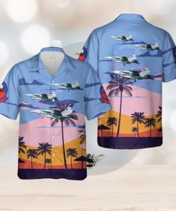 US Navy EA 18G Of VAQ 140 Patriots Hawaiian Shirt Cute Summer Gift For Men And Women