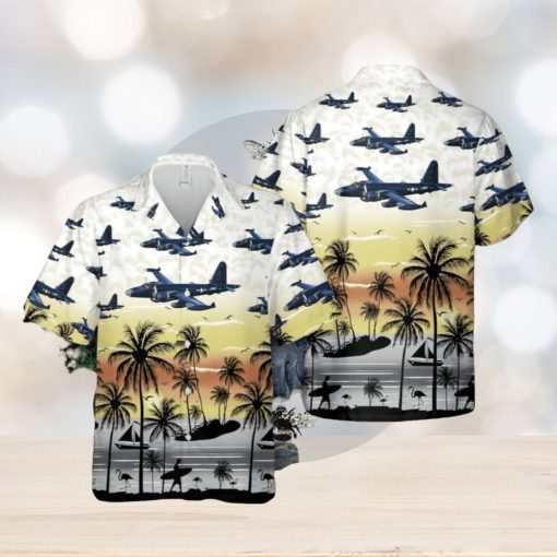 US Navy Lockheed P 2 Neptune Summer Beach Gift 3D Hawaiian Shirt