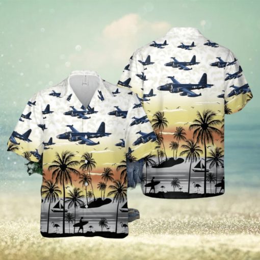 US Navy Lockheed P 2 Neptune Summer Beach Gift 3D Hawaiian Shirt