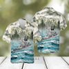 US Navy USS Richmond K. Turner (DLG 20 CG 20) Leahy class cruiser destroyer leader Hawaiian Shirt