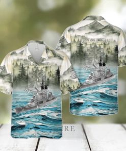 US Navy USS Columbus Hawaiian Shirt Special Gift For Men And Women