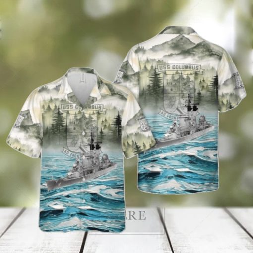 US Navy USS Columbus Hawaiian Shirt Special Gift For Men And Women