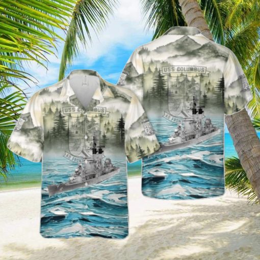 US Navy USS Columbus Hawaiian Shirt Special Gift For Men And Women