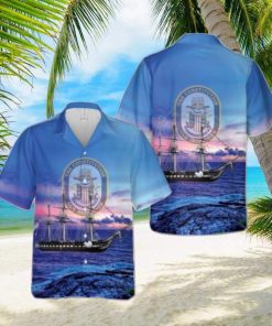 US Navy USS Constitution Hawaiian Shirt Special Gift For Men And Women