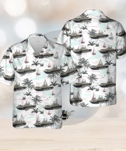 US Navy USS Peleliu LHA 5 Amphibious Assault Ship Hawaiian Shirt Cute Summer Gift For Men And Women