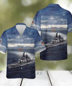 US Navy USS Richmond K. Turner (DLG 20 CG 20) Leahy class cruiser destroyer leader Hawaiian Shirt