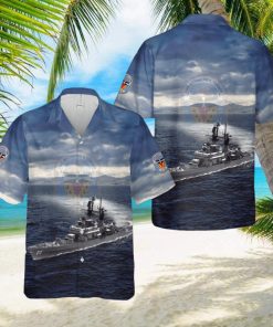 US Navy USS Richmond K. Turner (DLG 20 CG 20) Leahy class cruiser destroyer leader Hawaiian Shirt