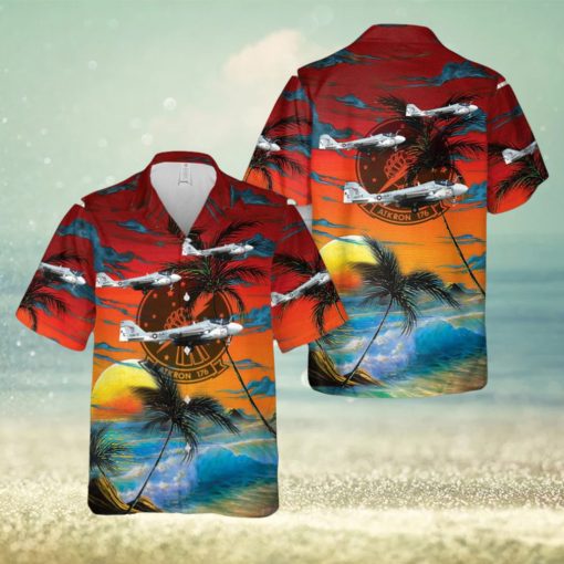 US Navy VA 176 Thunderbolts A 6E Intruder Hawaiian Shirt Cute Summer Gift For Men And Women