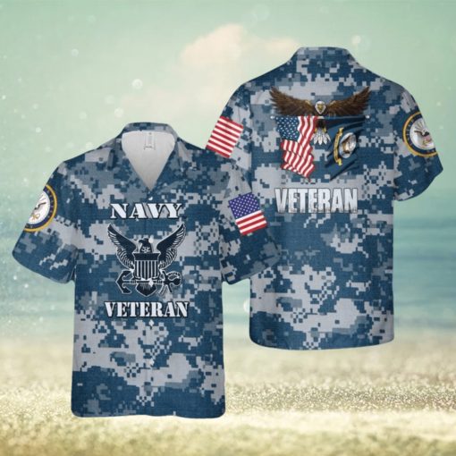 US Navy Veteran Hawaiian Shirt Men And Women Summer Shirt Beach Lover Gift