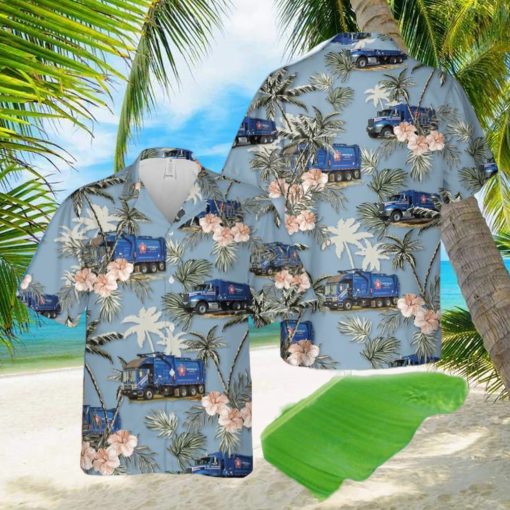 US Waste Collector Garbage Trucks 2 Hawaiian Shirt