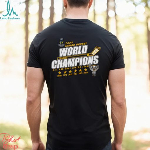 USA Hockey 2024 Junior Hockey World Champions U.S National Team Shirt