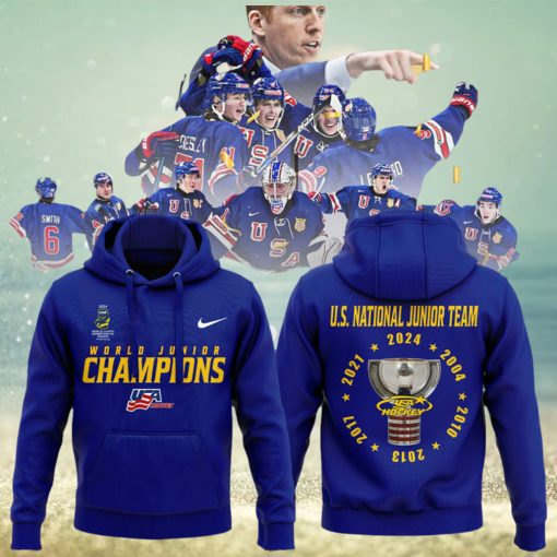 USA Hockey World Junior Champions 2024 Hoodie T Shirt