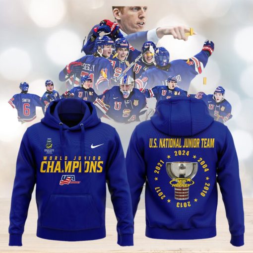 USA Hockey World Junior Champions 2024 Hoodie T Shirt