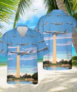 USAF 1st Airlift Squadron Boeing C 32A Hawaiian Shirt