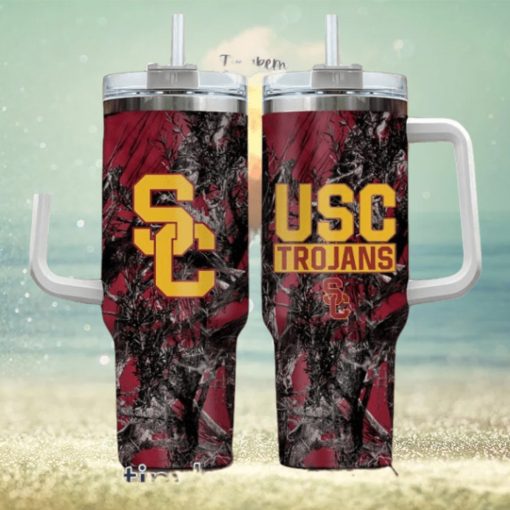 USC Trojans Realtree Hunting 40oz Tumbler