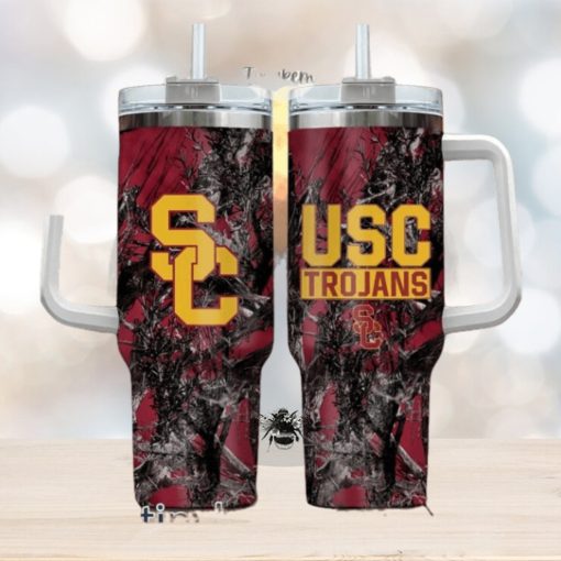 USC Trojans Realtree Hunting 40oz Tumbler