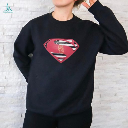 USC Trojans Superman logo shirt