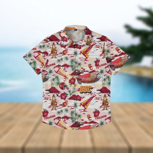 USC Trojans Thematic Stadium Print Hawaiian Shirt