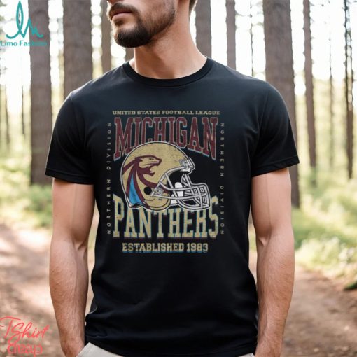 USFL Michigan Panthers T Shirt