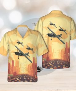 USMC Cessna 305 O 1 Birdog Forward Air Controller Hawaiian Shirt