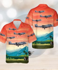 USMC EA 6B Prowler Of VMAQ 4 Seahawks Hawaiian Shirt Cute Summer Gift For Men And Women