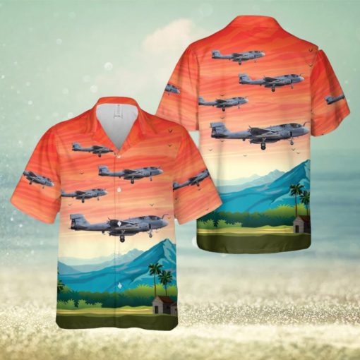 USMC EA 6B Prowler Of VMAQ 4 Seahawks Hawaiian Shirt Cute Summer Gift For Men And Women