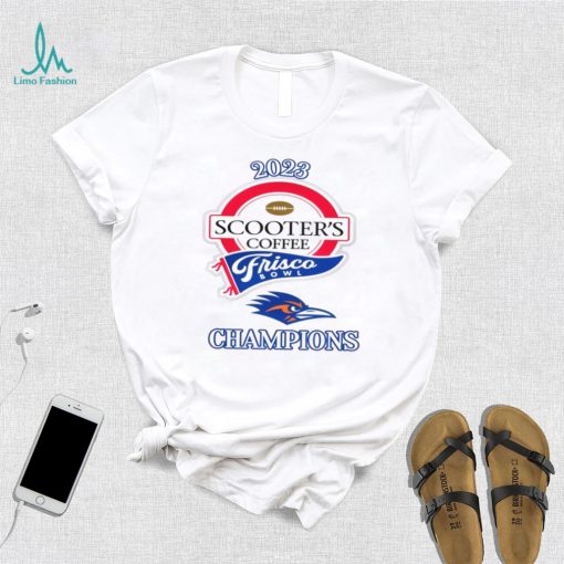 UTSA Roadrunners 2023 Scooter’s Coffee Frisco Bowl Champions shirt