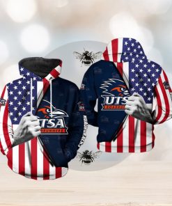 UTSA Roadrunners NCAA US Flag 3D Printed Hoodie Ver 1