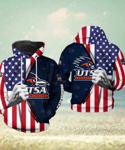 UTSA Roadrunners NCAA US Flag 3D Printed Hoodie Ver 1