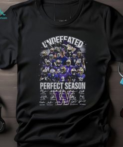 Undefeated 14 0 Washington Huskies Signatures Shirt