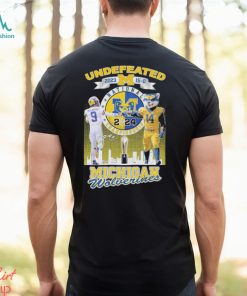 Undefeated 2023 2024 15 0 Michigan Wolverines Football National Champions Shirt