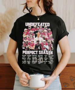 Undefeated Warriors Undefeated Perfect Season Gave Members’ Autographs To Fans shirt