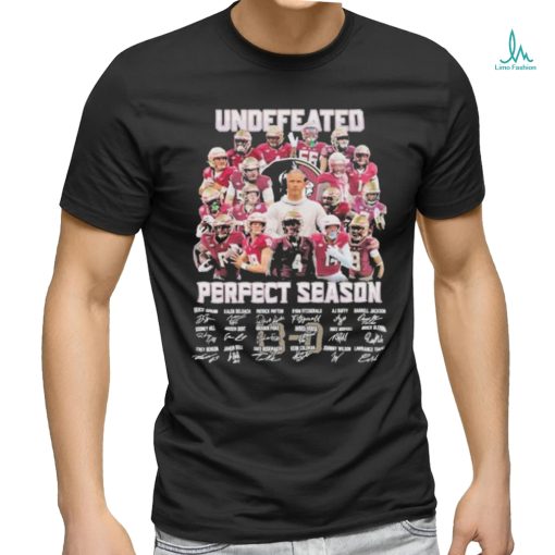 Undefeated Warriors Undefeated Perfect Season Gave Members’ Autographs To Fans shirt