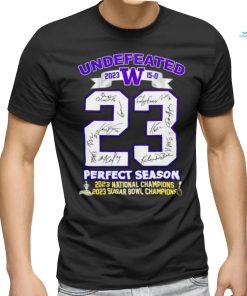 Undefeated Washington Huskies 23 perfect season 2023 national champions 2023 sugar bowl champions shirt