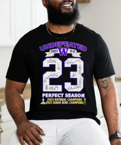 Undefeated Washington Huskies 23 perfect season 2023 national champions 2023 sugar bowl champions shirt