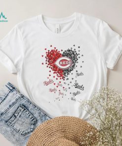 Unique Cincinnati Reds Tiny Heart Shape 2024 T Shirt