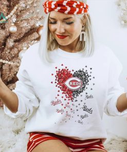 Unique Cincinnati Reds Tiny Heart Shape 2024 T Shirt