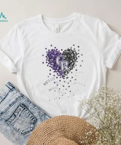Unique Colorado Rockies Tiny Heart Shape 2024 T shirt