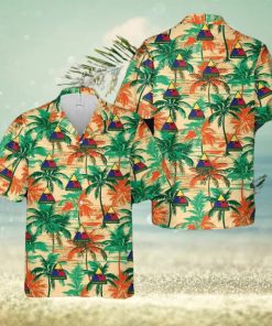 United States Army Armor School Hawaiian Shirt Tropical Summer