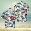 Hereford Cattle Australian Flag Hawaiian Flowers All Over Printed 3D Hawaiian Shirt