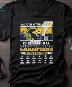 University Of Michigan Hail To The Victors CFP National Champions 2024 Shirt