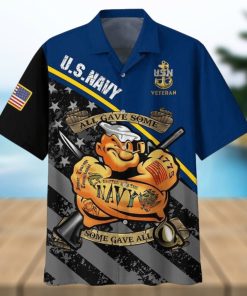 Us Navy Hawaii Shirt Sailor All Gave Some, Some Gave All Aloha Shirt Navy Hawaiian Shirts Military Shirt